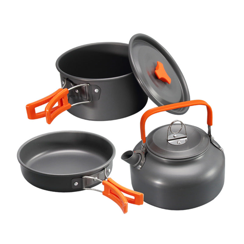 HPG AlumaCook 2-3 Person Pot Combo Camping Cookware Set