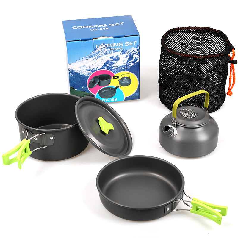 HPG AlumaCook 2-3 Person Pot Combo Camping Cookware Set