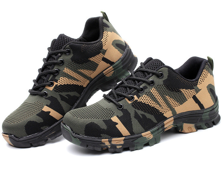 Lightweight Breathable Safety Shoes Camouflage