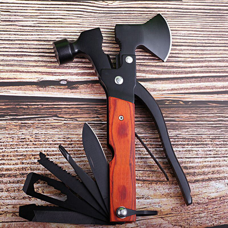 Multifunctional Tool Fire Axe Camping Lifesaving Hammer