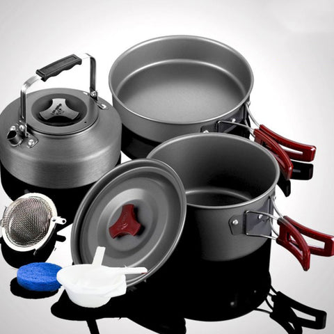 HPG PicnicPro Camping Cookware Set: All-in-One Pot and Utensils