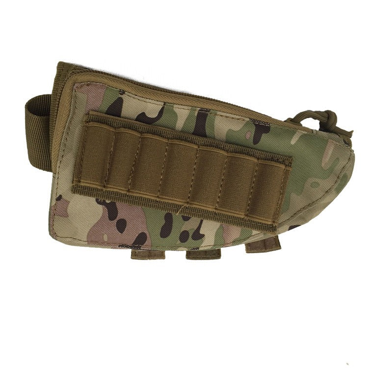 Hunting Pouch 7 Shells Butt Stock Shell Cartridge Holder Ammo Carrier