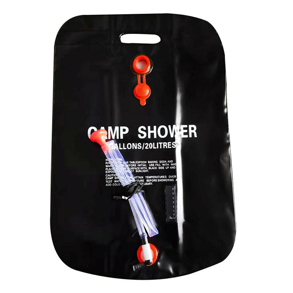 HPG SunSpa Portable Solar Shower: 20L Compact Camping Bath Bag