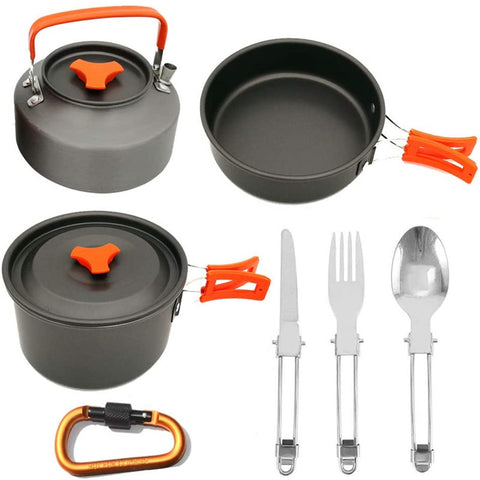 HPG AnoTrail Hard Anodized Camping Pot Set