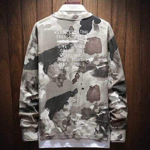 Camouflage Fleece Soft Quiet Comfortable