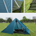 HPG PyraShelter: The Ultimate Outdoor Beach Camping Portable Rain-Proof Pyramid Camping Tent