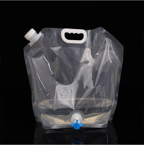 Outdoor Water Bags Foldable portable Drinking Camp Cooking Picnic BBQ Water Container Bag Carrier Car 5L/10L Water Tank Faucet