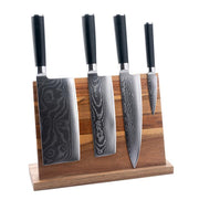 knifewood knife  knife holder  wood holder  chef knife  chef cooking tools  magnetic knife  kitchen chef knife