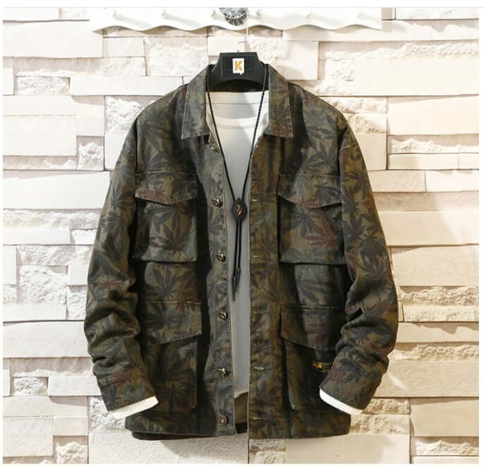 Men's Camo Jean Jacket - Autumn Collection