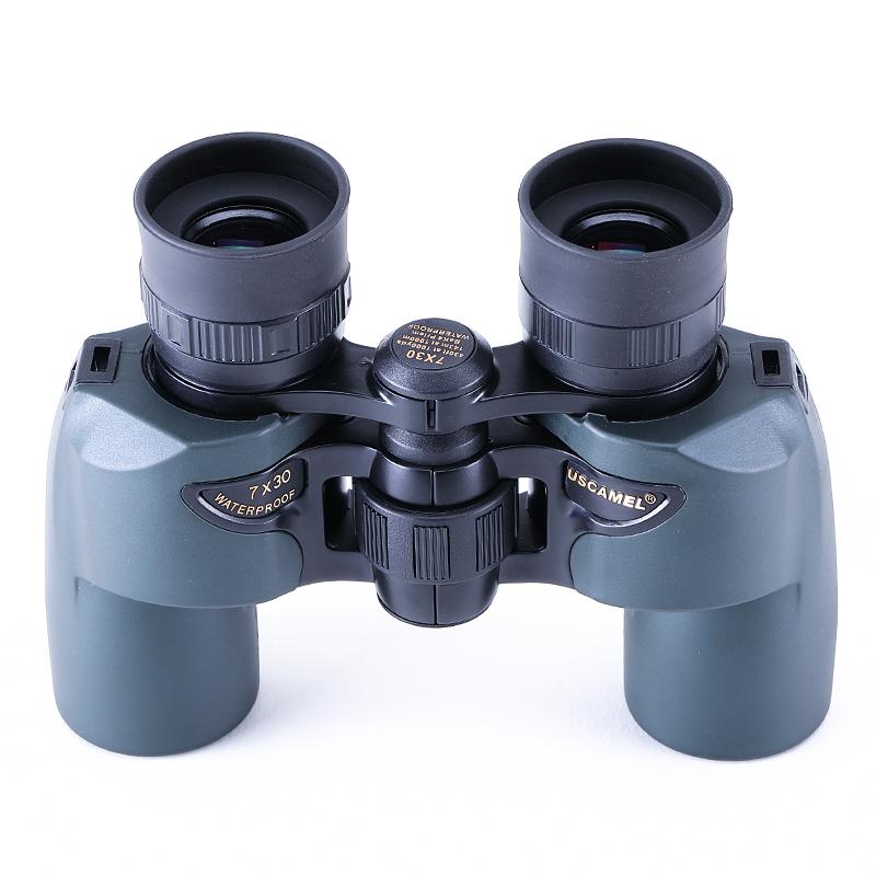 USCAMEL Binoculars 7x30 Professional Hunting Telescope Watching Birds Camping (Olive Green)