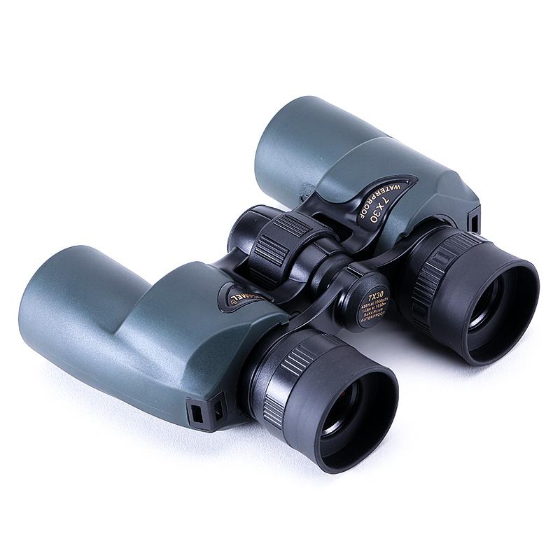 USCAMEL Binoculars 7x30 Professional Hunting Telescope Watching Birds Camping (Olive Green)