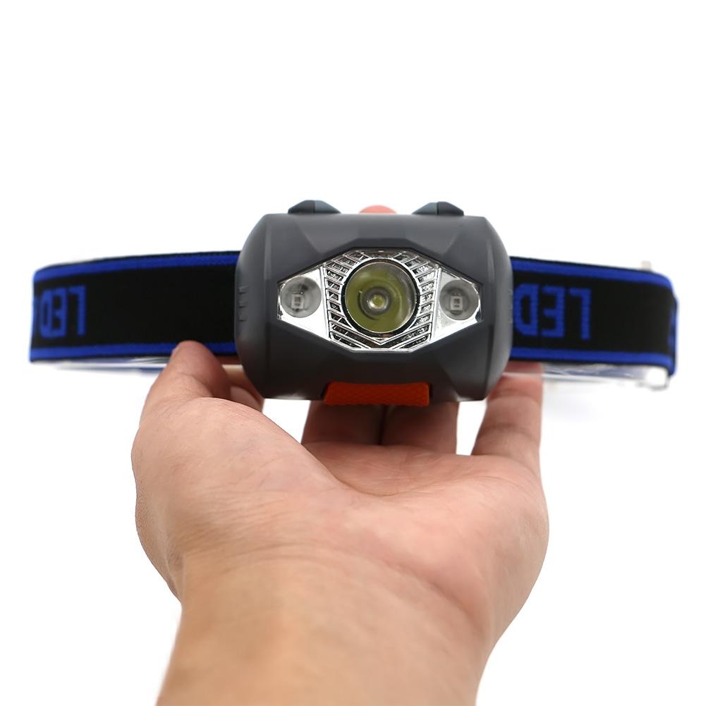 3 LED 800 Lumens 4 Modes Mini Headlamp Outdoor  Waterproof Lantern For Hunting,Use AAA Battery