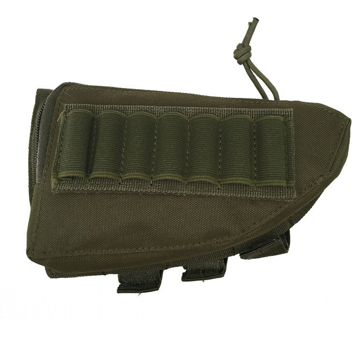 Hunting Pouch 7 Shells Butt Stock Shell Cartridge Holder Ammo Carrier