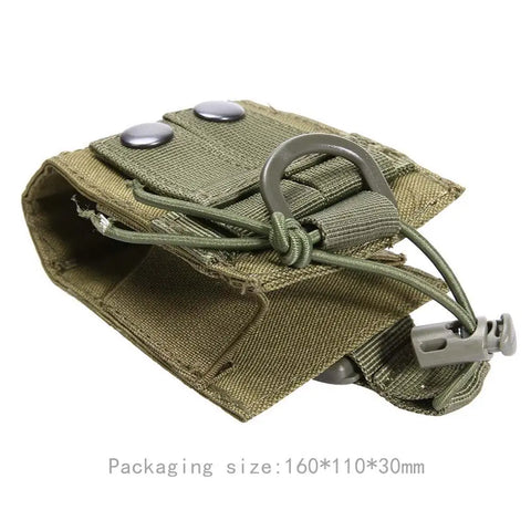 Package Pouch Walkie  Talkie Holder Bag Hunting Tactical Sports Pendant Military Molle Nylon Radio