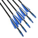 Archery Fiberglass Arrows Rubber Feathers 80cm OD6mm Glass Fiber Arrow Spine 900 Recurve Bow Arrow Shooting Hunting Accessories