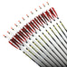 6/12pcs ID 6.2 Carbon Arrow Spine 300 340 400 500 600 700 800 Turkey Feather Archery Bow Hunting Shooting