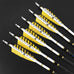 6/12pcs 32.8" Archery Pure Carbon Arrow Spine250-600 SHARROW Target Shooting Arrows with Sticker Outdoor Bow Hunting Accessories