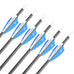 6/12pcs 31inch Pure Carbon Arrows Spine 500 600 900 ID 4.2mm Arrow for Outdoor Archery Bow Hunting Shooting Training Accessories