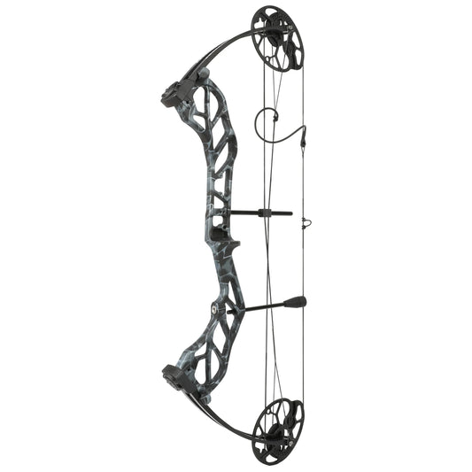19-70Lbs Compound Bow 320fps CNC Aluminum Alloy Bow Riser Dual Cam Archery Pulley Bow for Right Hand Shooting Hunting Target