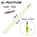 6/12pcs 28/30inches Archery Spine 500 Mixed Carbon Arrow Yellow for Recurve/Compound Bows Archery Hunting