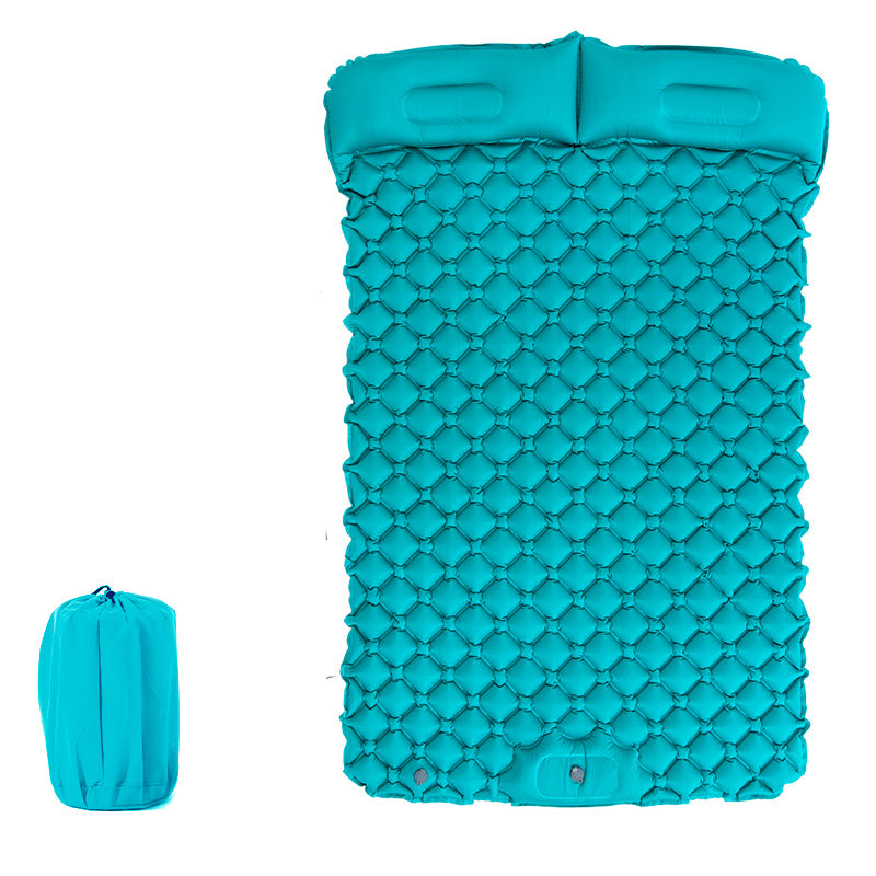 HPG TrailDreams Outdoor Inflatable Camping Mattress with Pillow