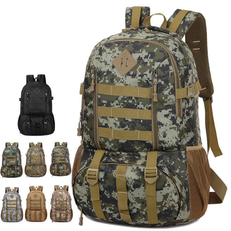 Outdoor mountaineering bag travel backpack camouflage