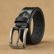 Fashion Men's Leather Belt With Pin Buckle