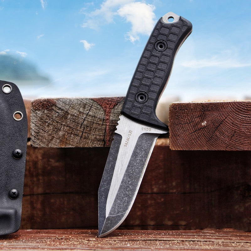 High Hardness DC53 Steel Outdoor Knife Survival Tactics Self-defense