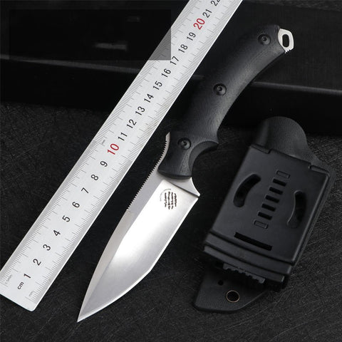 Straight Knife Outdoor Wilderness Survival Multifunctional