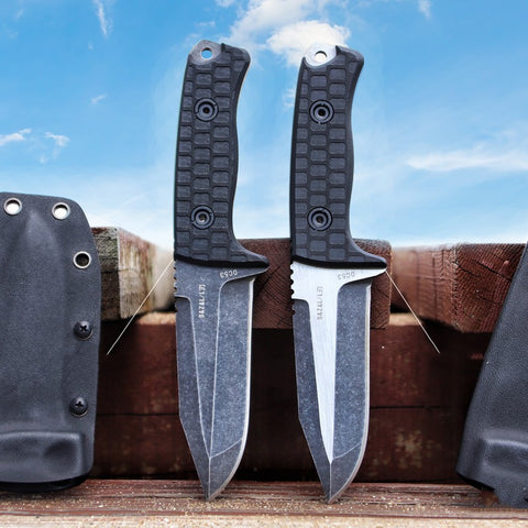 High Hardness DC53 Steel Outdoor Knife Survival Tactics Self-defense