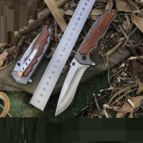Survival In The Wilderness High Hardness Defensive Folding Knife